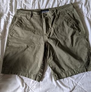 Aeropostale Olive Chino Shorts